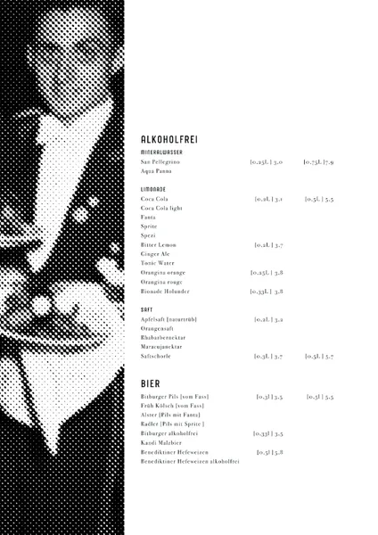 menu 0 of Grigio