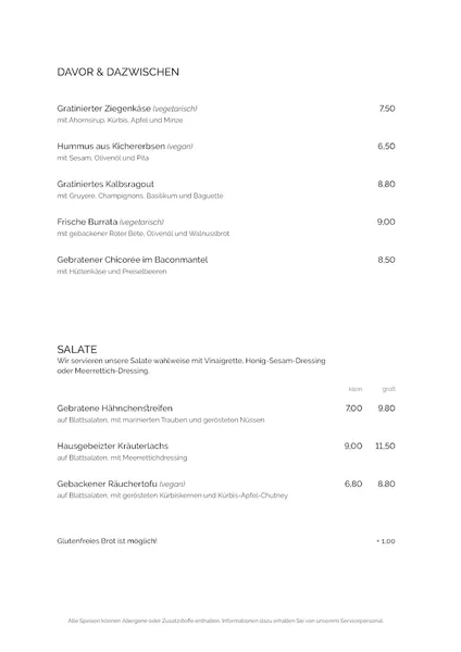 menu 2 of Kaiserbad