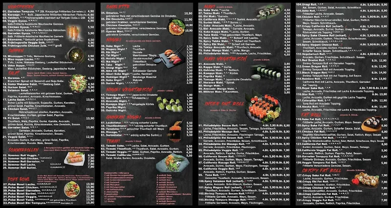 menu 0 of Yolla Sushi