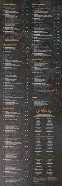 menu 2 of LEVAROSA - Bochum