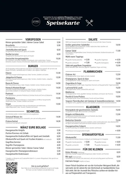 menu 2 of eat and greet im alten Schlachthof