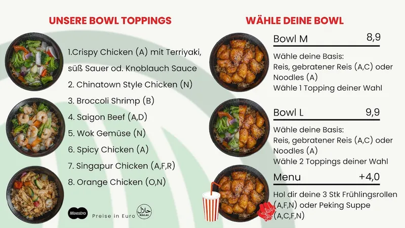 menu 0 of Zushi Market Ruhr Park Buffet & Take Away Restaurant