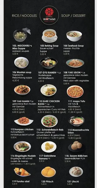 menu 0 of Yasaki Sushi und Grill