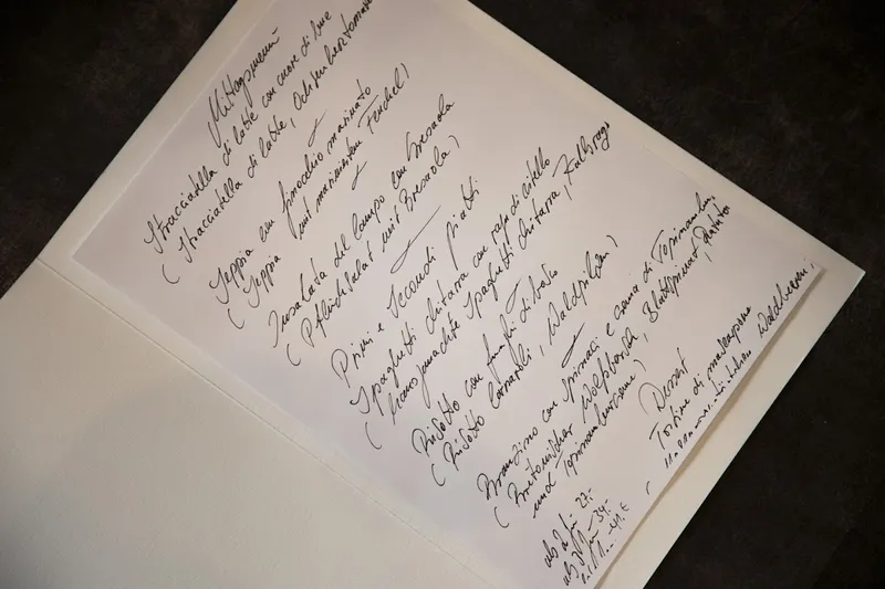 menu 0 of Restaurant Franco L'Osteria Vineria