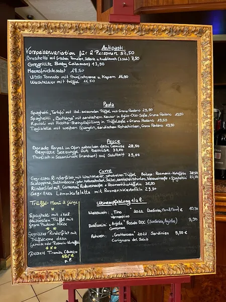 menu 0 of Restaurant Costa Smeralda