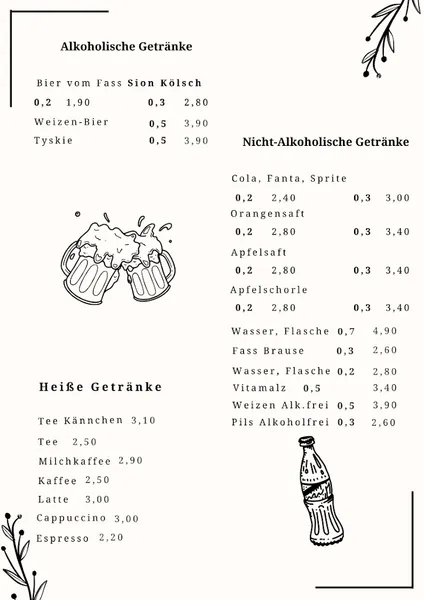 menu 1 of Restaurant und Pension Gertrudeneck
