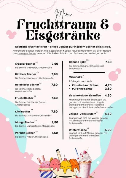 menu 2 of Eisliebe Köln