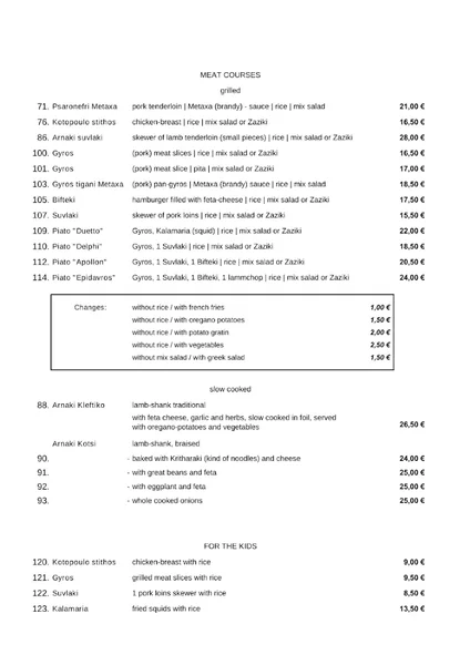 menu 1 of Delphi