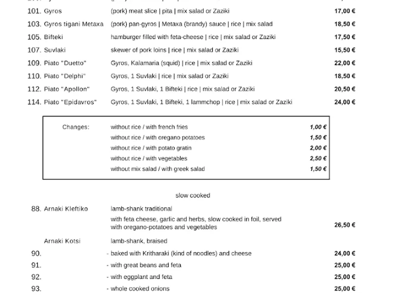 menu 1 of Delphi