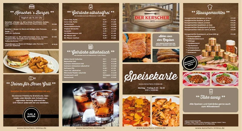 menu 0 of Kerschers Imbiss GmbH