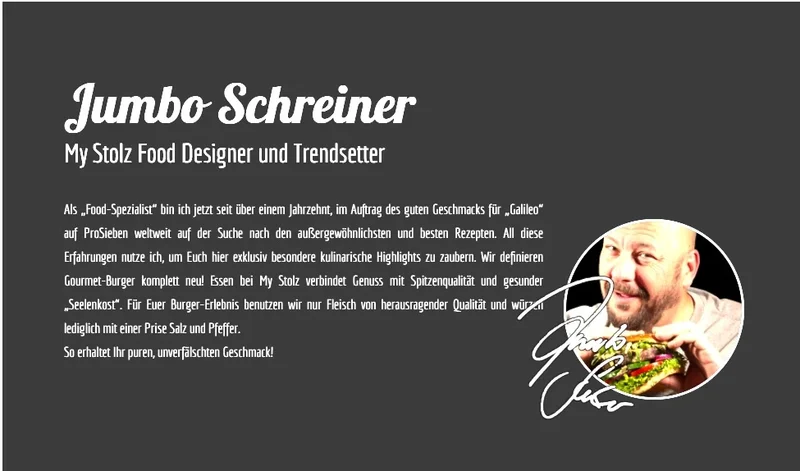 menu 0 of My Stolz The Burger Boss Neuhausen