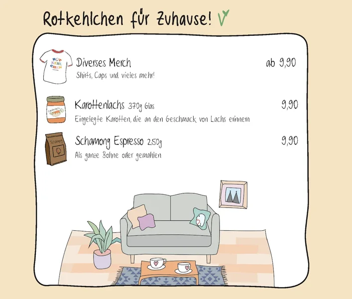 menu 1 of Café Rotkehlchen