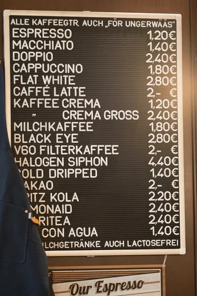 menu 0 of Schamong Kaffee