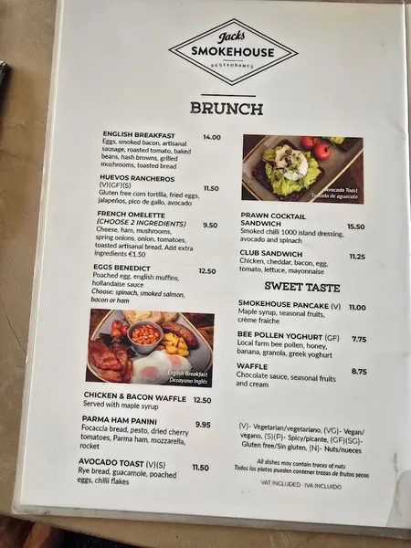menu 0 of Jacks Smokehouse