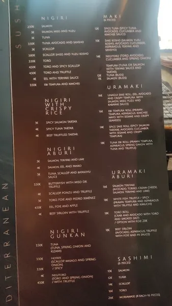 menu 0 of Magna Café Marbella