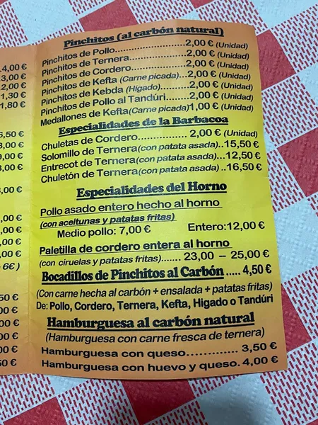 menu 2 of La Flauta Mágica