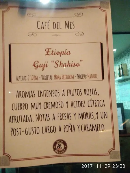 menu 1 of Restaurante La Alacena de Cris