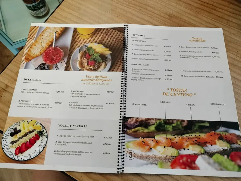 menu 0 of Portobello Horno cafeteria