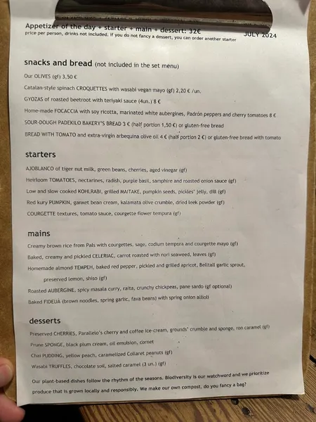 menu 0 of Rasoterra