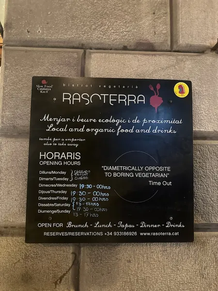 menu 1 of Rasoterra
