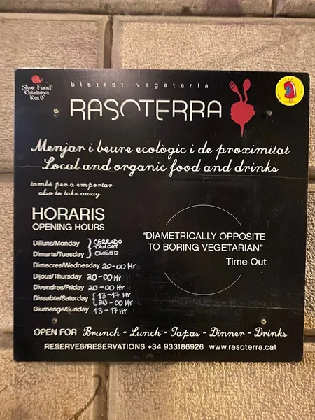 menu 2 of Rasoterra