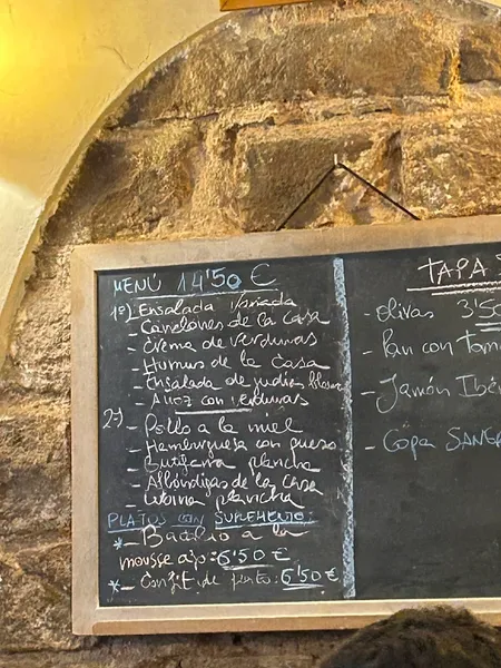 menu 2 of La Cassola Restaurante
