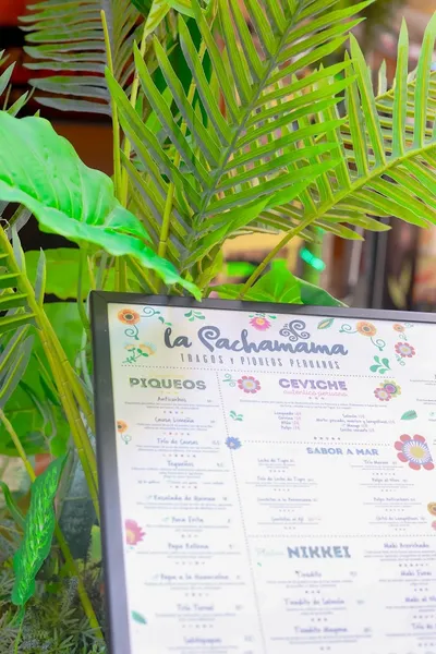 menu 0 of La Pachamama - Cocina Peruana