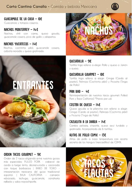 menu 0 of Cantina Canalla Soho - Restaurante Mexicano