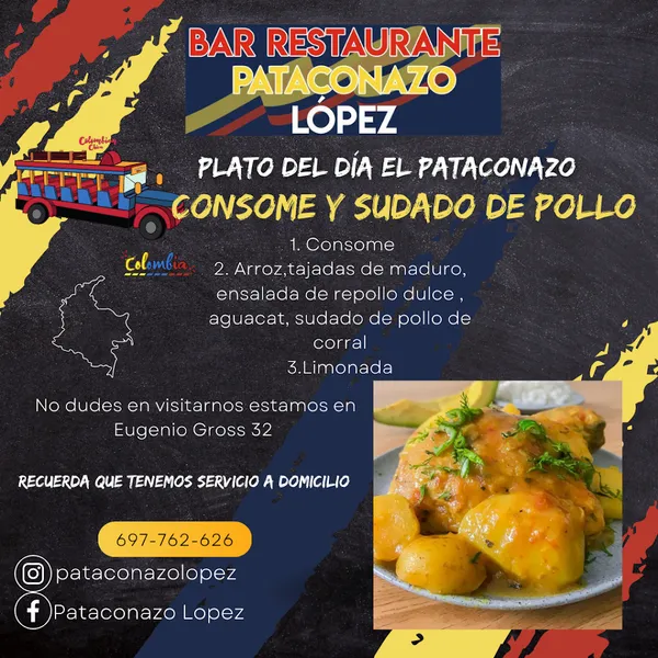 menu 1 of Pataconazo López