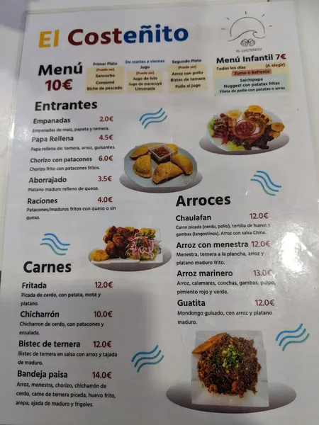 menu 2 of Restaurante Costeñito