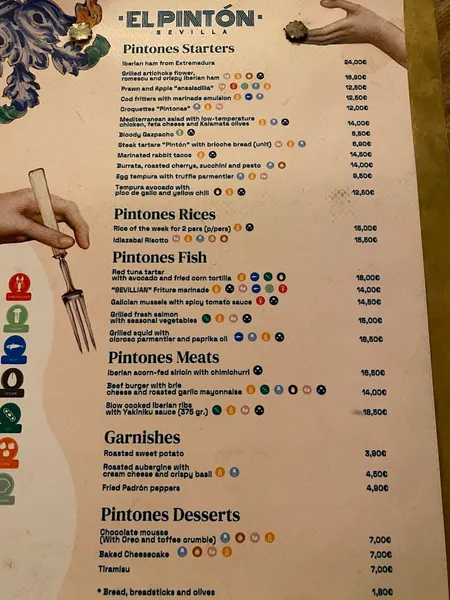 menu 2 of Restaurante El Pintón
