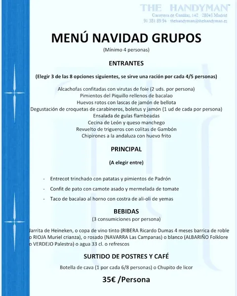 menu 0 of The Handyman