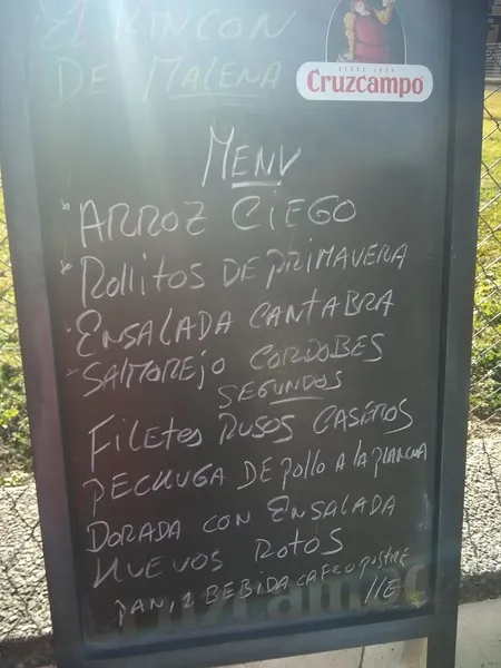 menu 1 of El Rincón de Malena S.L