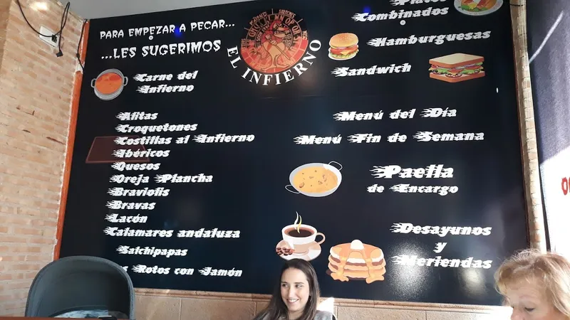 menu 0 of Restaurante El Infierno