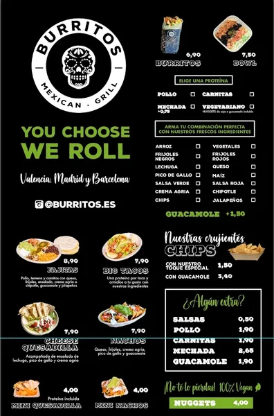 menu 0 of Burritos - Poblenou