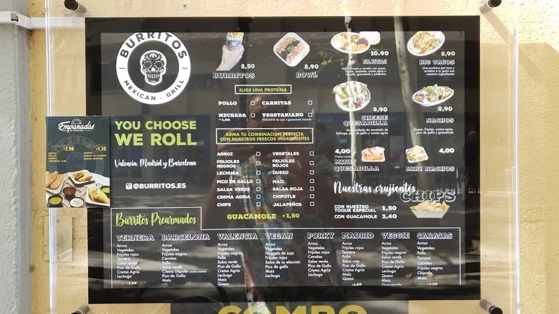 menu 1 of Burritos - Poblenou