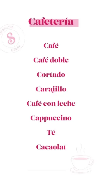 menu 2 of Café & pastelería Sil