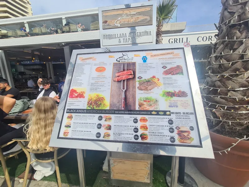 menu 1 of Gaucho Grill