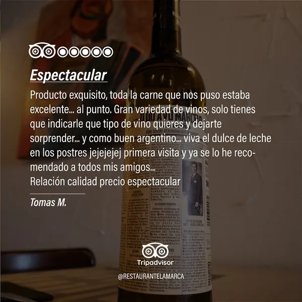 menu 0 of La Marca - Asador Argentino