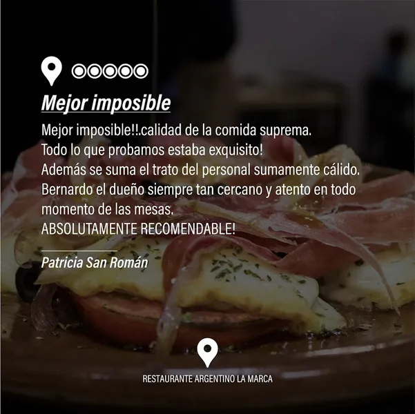 menu 1 of La Marca - Asador Argentino