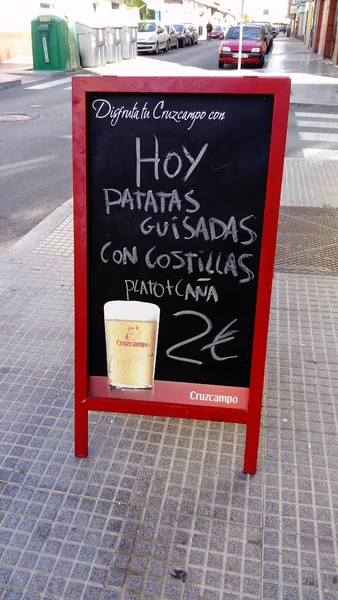 menu 0 of Bar Pancho