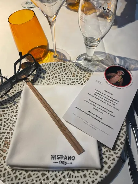 menu 1 of Restaurante Hispano