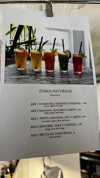 menu 2 of Cafetería DDL Boutique