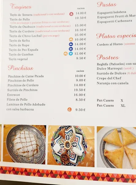menu 2 of Azafrán