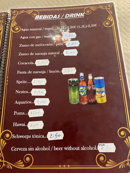 menu 2 of restaurante Marrakech