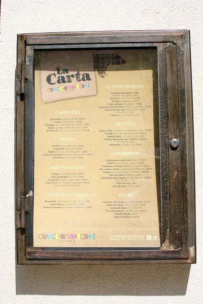 menu 2 of Cachivache Taberna Serrano