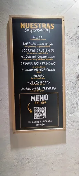 menu 0 of La Bientirada Vergara