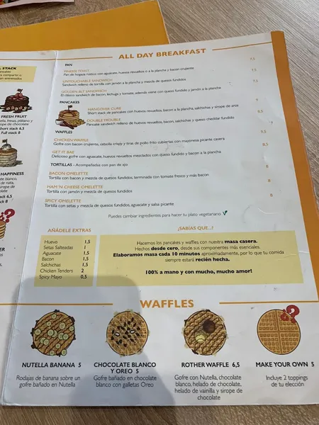 menu 0 of The Golden Stack