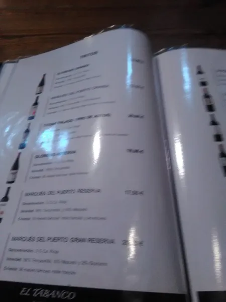 menu 0 of Venta La Junta