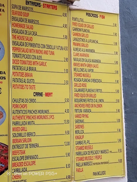 menu 0 of En La Espero Te Esquina